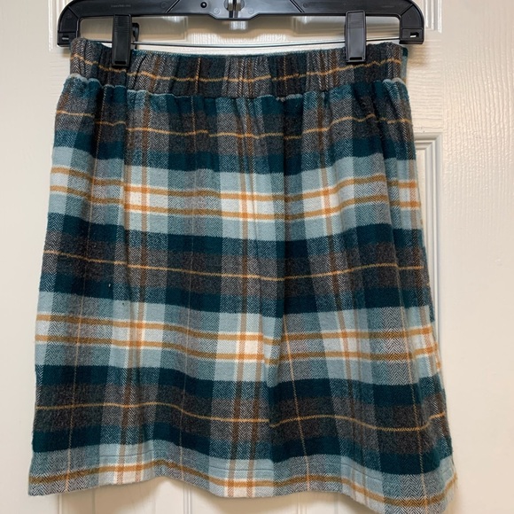 AE Plaid pull-on mini skirt - Picture 2 of 2